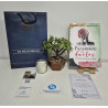 Libro de Ayuda en el Duelo, Bonsái Micro y Vela Aromatizada
