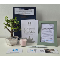 Bono Fundación Manuelita Bastón de Plata y Micro Bonsai